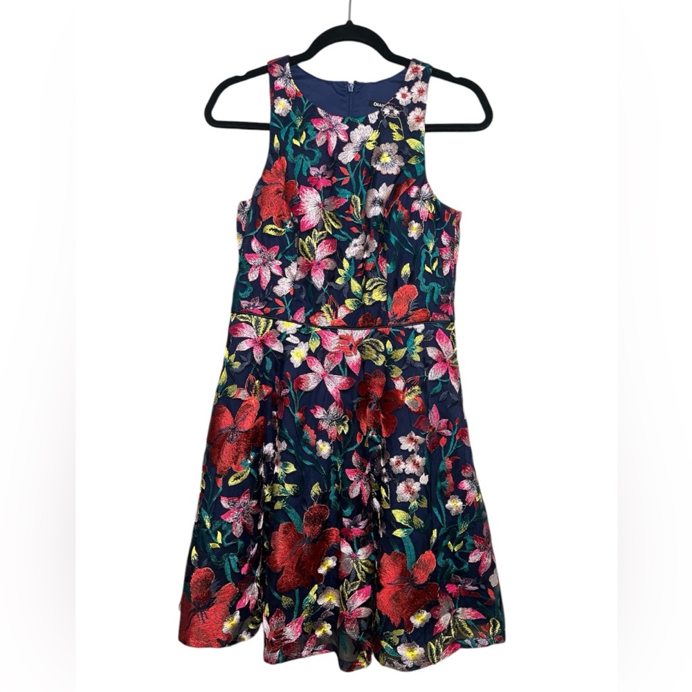 Gianni Bini Floral Mini Dress - Red, Pink, Blue